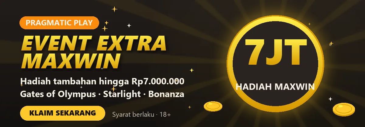 Event Extra Maxwin EU303, hadiah tambahan hingga Rp7.000.000